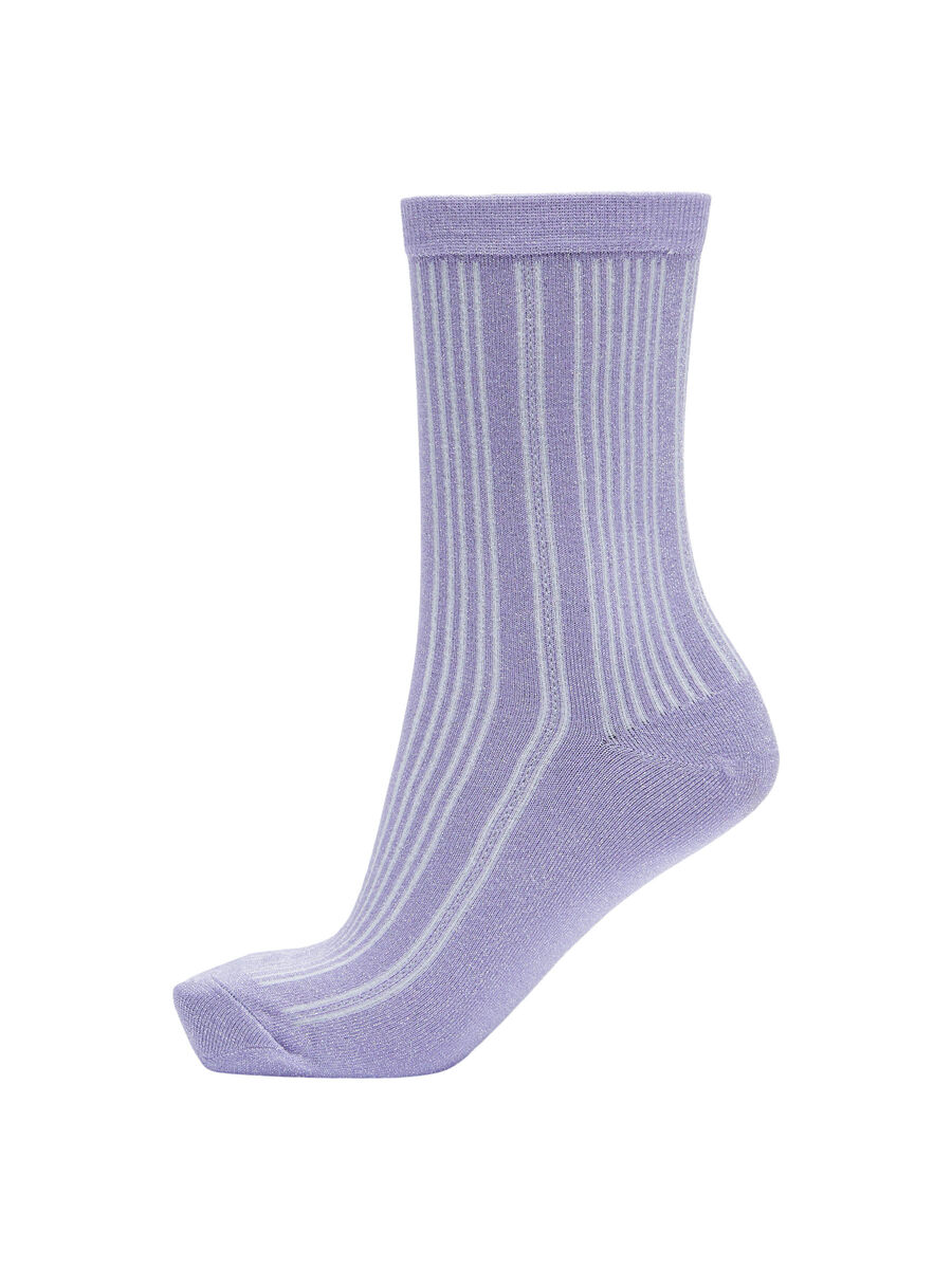 Selected GLITTER RIB - SOCKS, Violet Tulip, highres - 16073184_VioletTulip_002.jpg