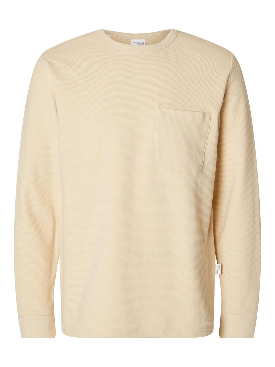 Selected LONG-SLEEVED T-SHIRT, Fog, highres - 16091907_Fog_001.jpg
