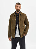 Selected TEJIDO DE ANTE CAMISA TIPO CHAQUETA, Dark Olive, highres - 16085707_DarkOlive_003.jpg