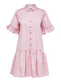 Selected SHORT SLEEVED MINI DRESS, Lychee, highres - 16085505_Lychee_973982_001.jpg