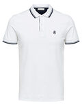 Selected REGULAR FIT POLO SHIRT, Bright White, highres - 16062542_BrightWhite_001.jpg