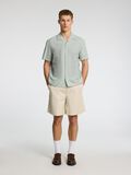 Selected LINEN BLEND SHORT SLEEVED SHIRT, Iceberg Green, highres - 16092978_IcebergGreen_005.jpg
