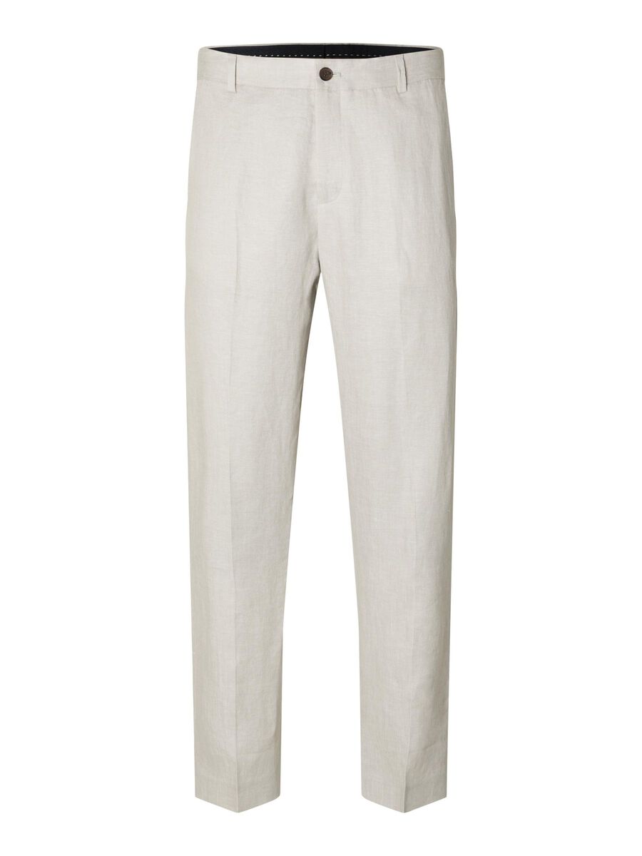 Selected 100% LINEN SUIT TROUSERS, Sand, highres - 16092415_Sand_001.jpg