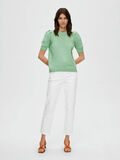 Selected PUFF SLEEVED KNITTED TOP, Absinthe Green, highres - 16090455_AbsintheGreen_1043267_005.jpg