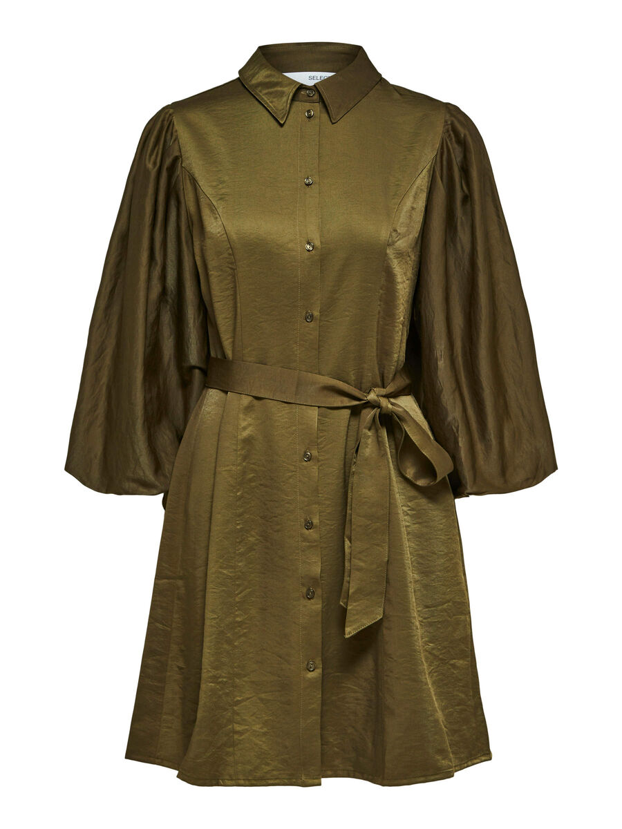 Selected BALLONMOUWEN BLOUSEJURK, Dark Olive, highres - 16082601_DarkOlive_001.jpg