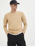 Selected LANGÄRMELIGER PULLOVER, Lattè, highres - 16079774_Latt_853600_008.jpg