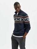 Selected STAR PRINTED KNITTED PULLOVER, Sky Captain, highres - 16082948_SkyCaptain_906268_003.jpg