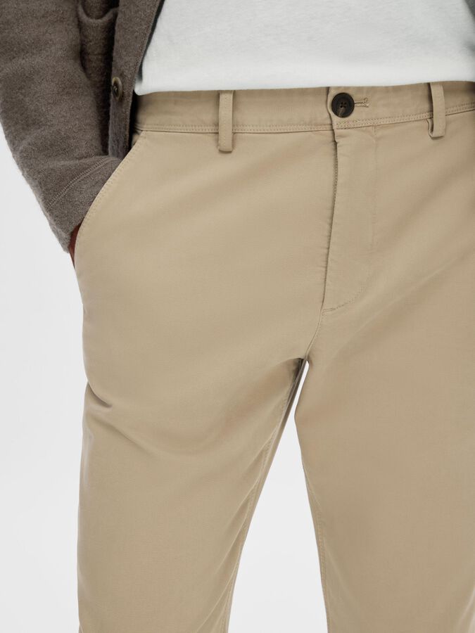 175 SLIM FIT CHINO | Beige | SELECTED HOMME®