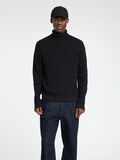Selected STRUKTURERET RULLEKRAVE, Black, highres - 16095615_Black_003.jpg