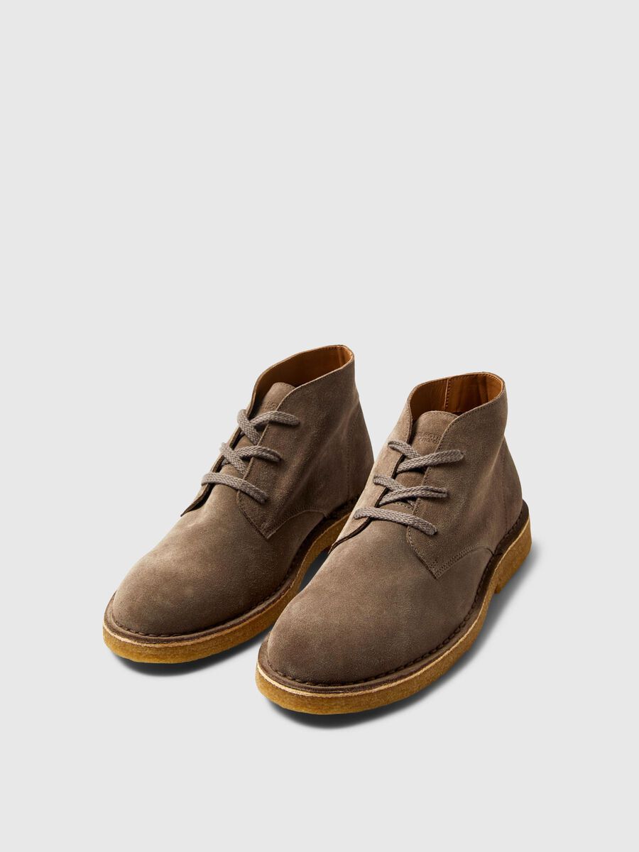 Selected SUEDE CHUKKA BOOTS, Almondine, highres - 16095267_Almondine_004.jpg