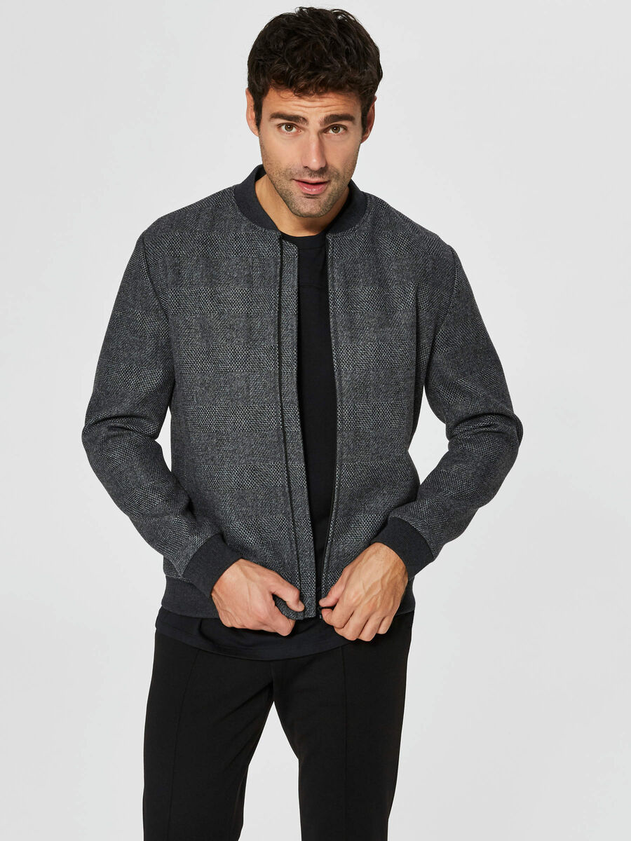 Selected BOMBER JACKE, Grey, highres - 16063364_Grey_628298_003.jpg