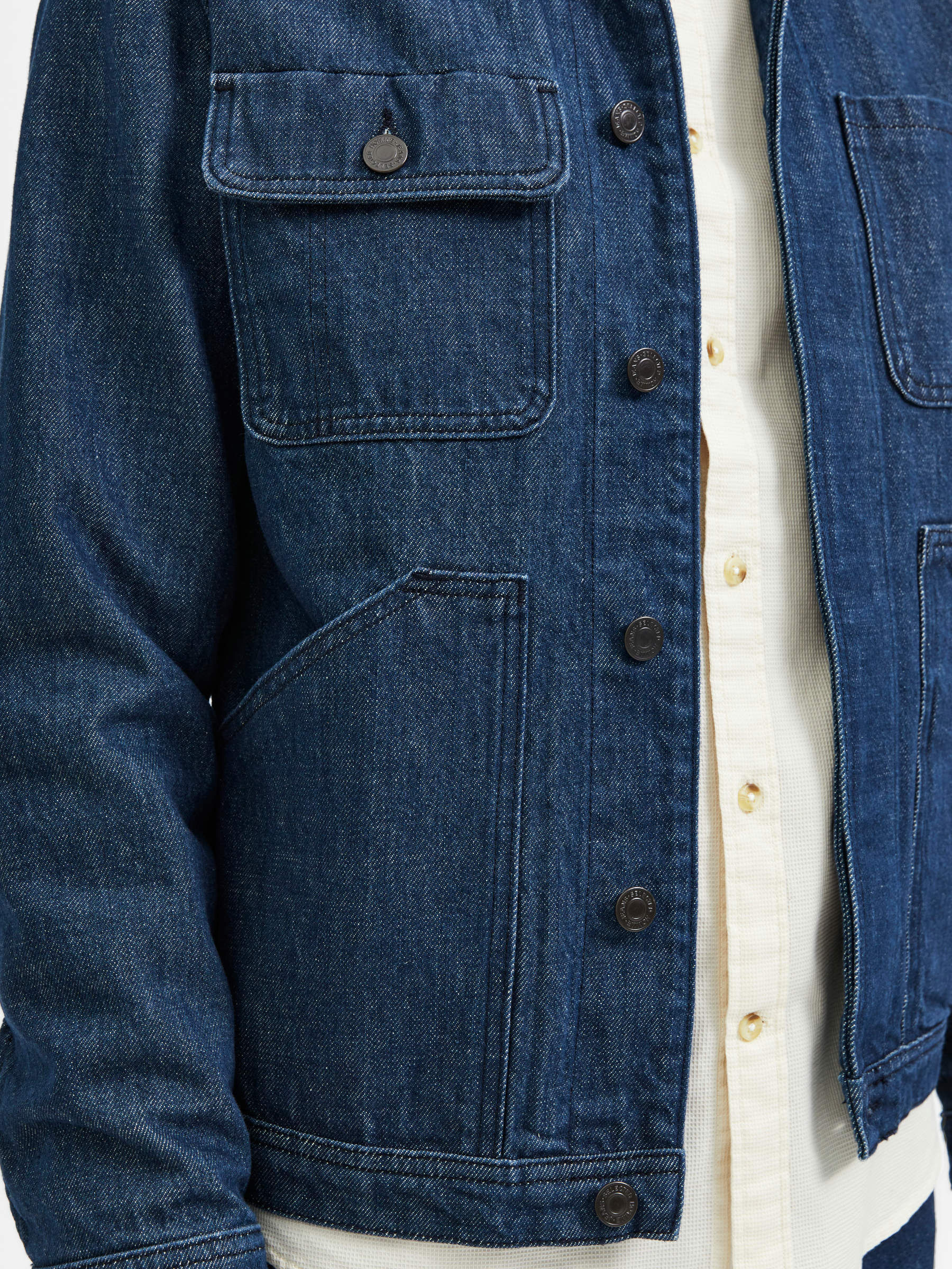 Selected homme denim jacket discount