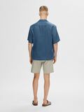 Selected SHORT SLEEVED DENIM SHIRT, Light Blue Denim, highres - 16093656_LightBlueDenim_004.jpg