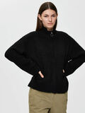 Selected FERMETURE ÉCLAIR CARDIGAN, Black, highres - 16079568_Black_008.jpg