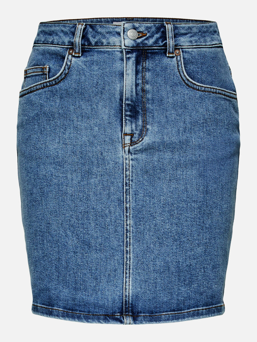 SELECTED Denim Pencil Skirt Kvinder Blå