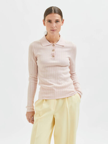 Selected LONG SLEEVED KNITTED PULLOVER, Roseate Spoonbill, highres - 16082428_RoseateSpoonbill_908057_003.jpg