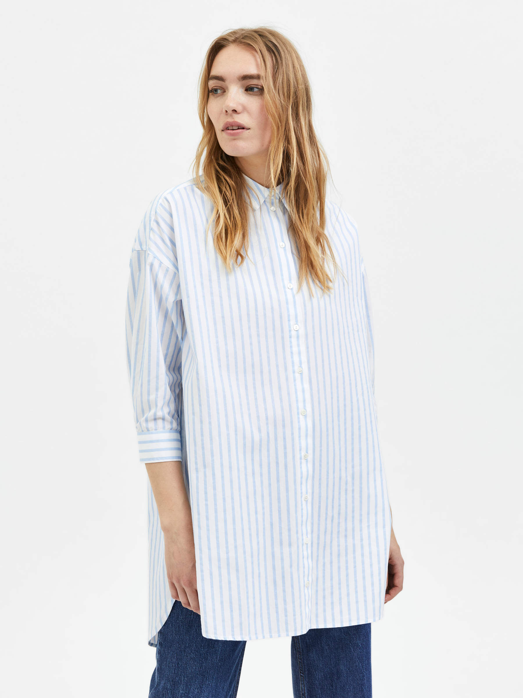 OVERSIZED SHIRT (White) | Selected®