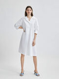 Selected COTON BIO A-LIGNE CHEMISE, Bright White, highres - 16078970_BrightWhite_005.jpg