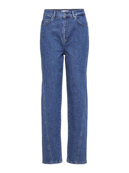 Selected STRAIGHT-LEG JEANS, Medium Blue Denim, highres - 16090112_MediumBlueDenim_001.jpg