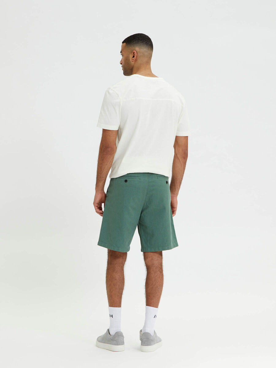 Selected CORTE COMFORT SHORTS, Dark Ivy, highres - 16084382_DarkIvy_929810_004.jpg