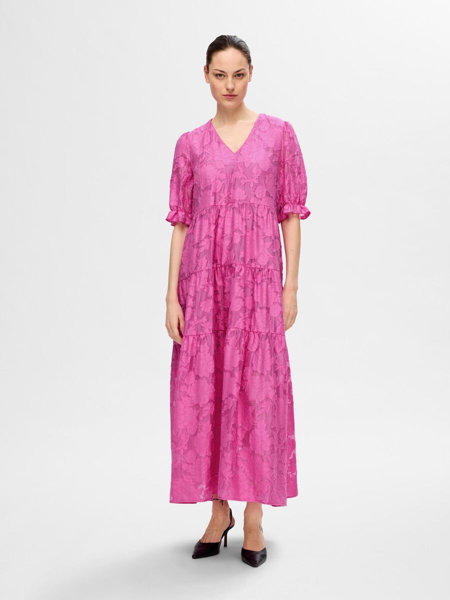 Selected FLORAL-PRINTED MAXI DRESS, Phlox Pink, highres - 16094187_PhloxPink_003.jpg