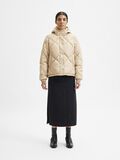 Selected HOODED PUFFER JACKET, Travertine, highres - 16080190_Travertine_005.jpg