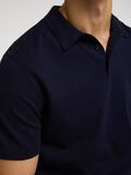Selected KNITTED POLO SHIRT, Navy Blazer, highres - 16092437_NavyBlazer_1078017_006.jpg