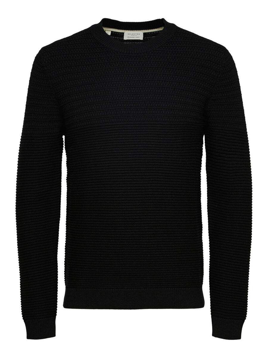 Selected EKOLOGISK BOMULL - TRÖJA, Black, highres - 16074693_Black_001.jpg
