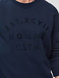 Selected RONDE HALS SWEATSHIRT, Dark Sapphire, highres - 16068915_DarkSapphire_006.jpg