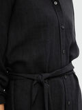Selected LONG-SLEEVED SHIRT DRESS, Black, highres - 16089666_Black_006.jpg