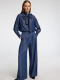 Selected CHAMBRAY WIDE-LEG TROUSERS, Dark Blue, highres - 16096939_DarkBlue_008.jpg