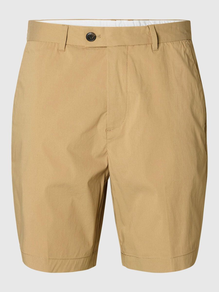 Selected REGULAR FIT CHINOSHORTS, Kelp, highres - 16096752_Kelp_001.jpg