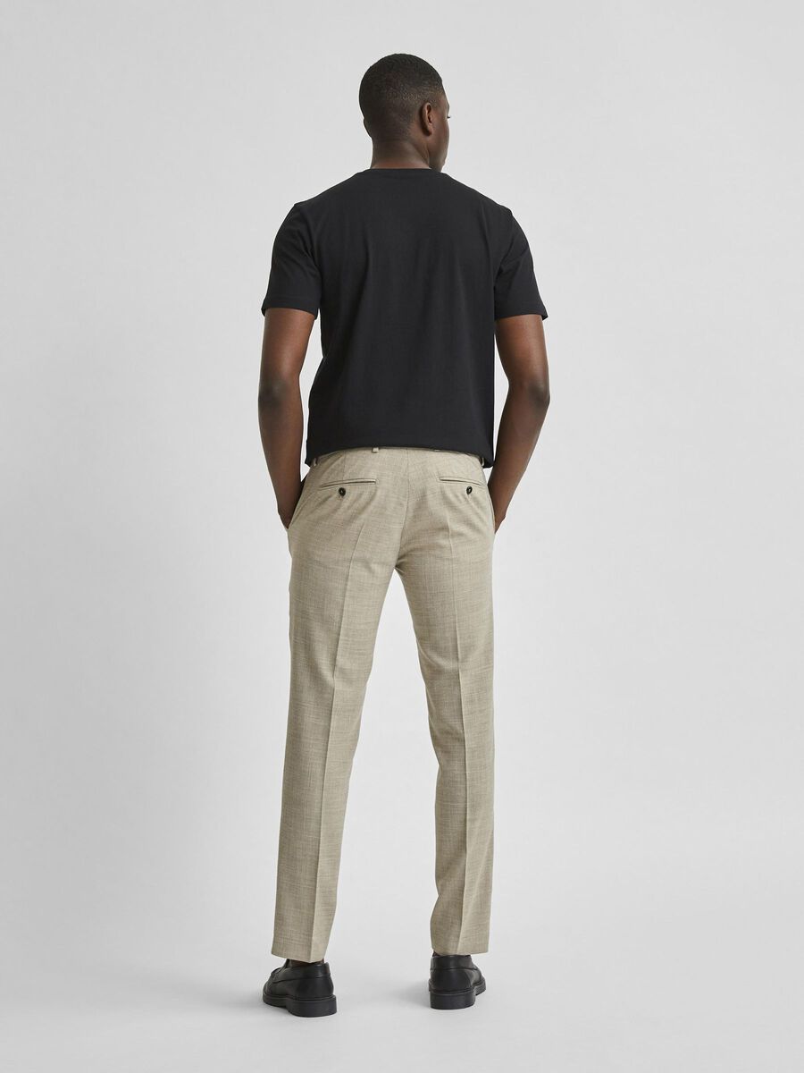 Selected LINEN BLEND TROUSERS, Sand, highres - 16079927_Sand_004.jpg