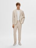 Selected SLIM FIT JERSEY SUIT TROUSERS, Oatmeal, highres - 16092485_Oatmeal_005.jpg