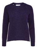 Selected LONG-SLEEVED KNITTED JUMPER, Acai, highres - 16074482_Acai_773866_001.jpg