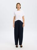 Selected 100% COTTON DETAILED T-SHIRT, Bright White, highres - 16097834_BrightWhite_005.jpg