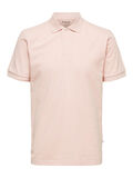 Selected REGULAR FIT PIQUÉ POLO, Silver Pink, highres - 16078604_SilverPink_001.jpg