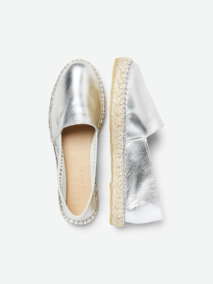 Silver espadrilles | Selected