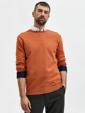 Selected PIMA COTTON JUMPER, Bombay Brown, highres - 16074682_BombayBrown_778122_008.jpg