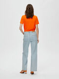 Selected HIGH WAIST WIDE FIT JEANS, Light Blue Denim, highres - 16083298_LightBlueDenim_004.jpg