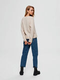 Selected PETITE KNITTED PULLOVER, Birch, highres - 16082177_Birch_895636_004.jpg
