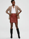 Selected FRONT POCKET - LEATHER SKIRT, Fired Brick, highres - 16072764_FiredBrick_008.jpg