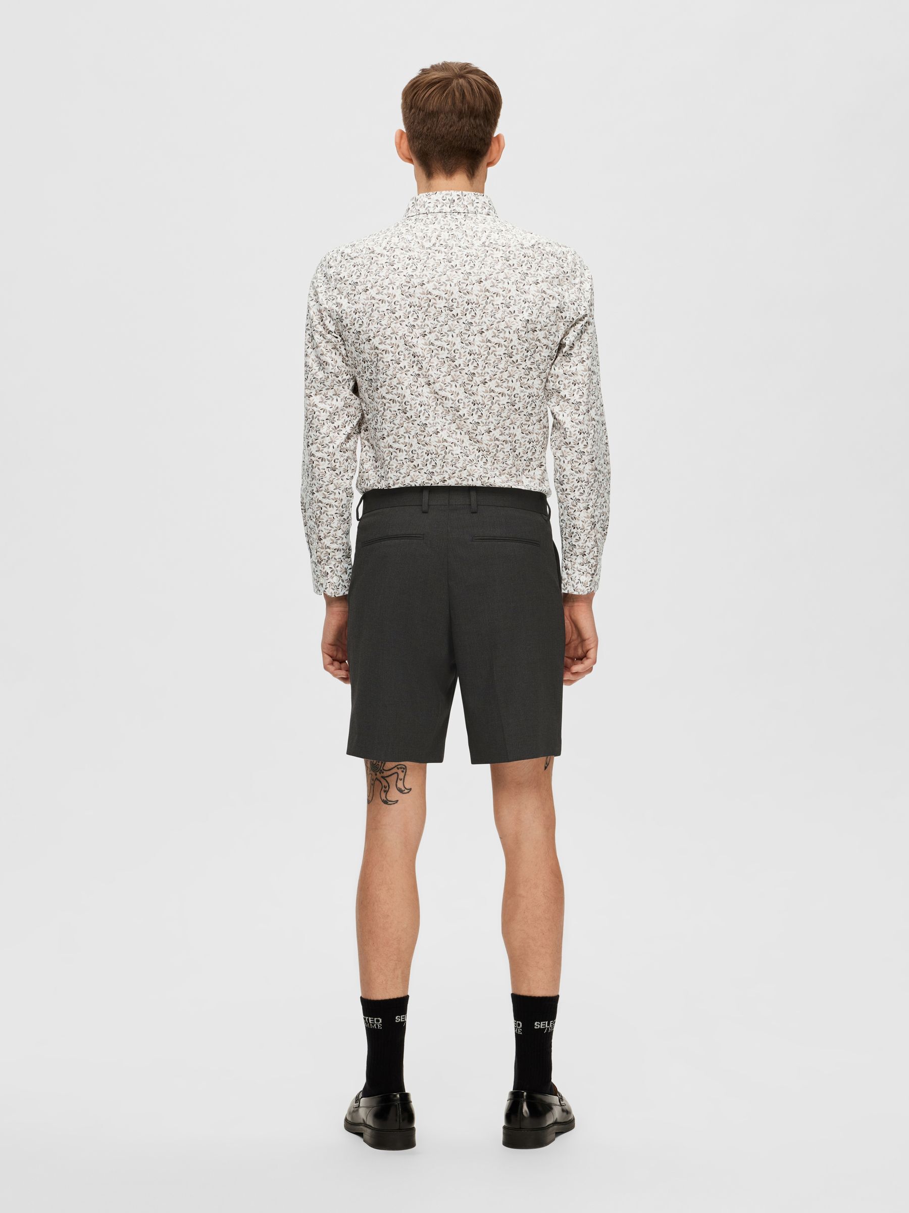 Grey discount tailored shorts