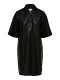 Selected MINI LEATHER DRESS, Black, highres - 16086409_Black_001.jpg