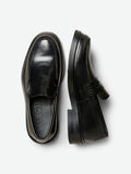 Selected LEATHER POLIDO PENNY LOAFERS, Black, highres - 16081326_Black_005.jpg
