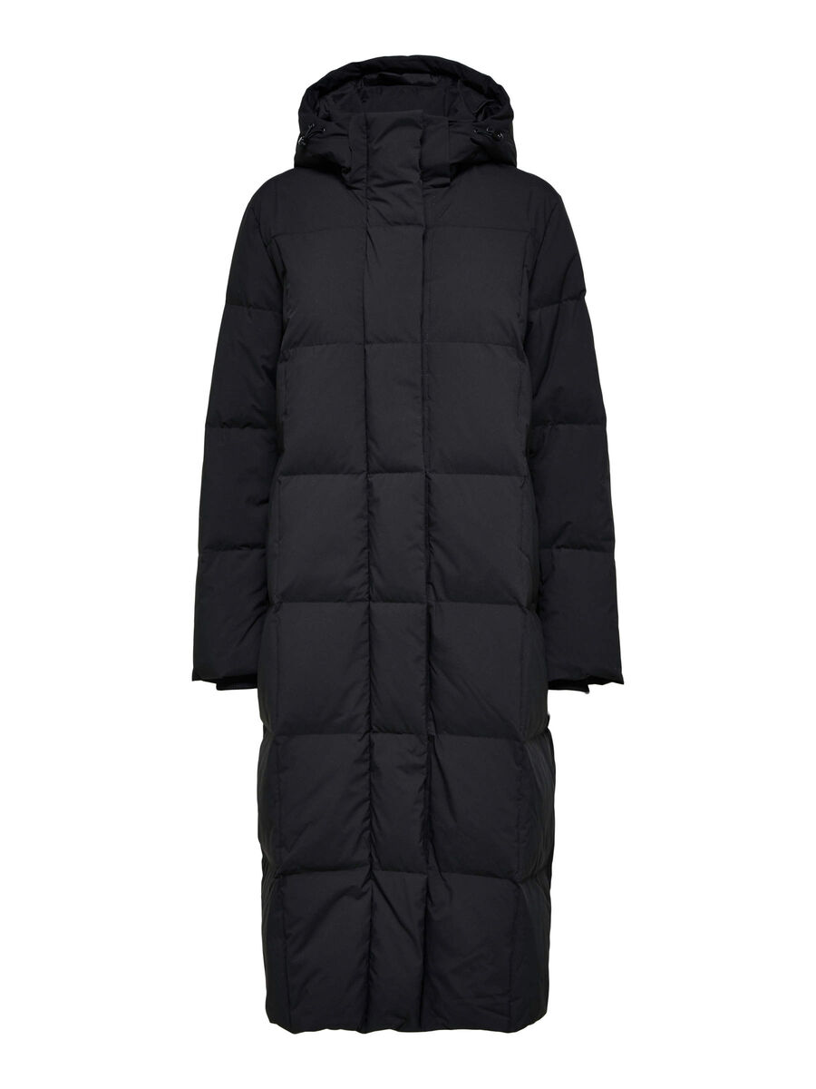 Selected LONGLINE RE:DOWN® GEWATTEERDE JAS, Black, highres - 16085083_Black_001.jpg