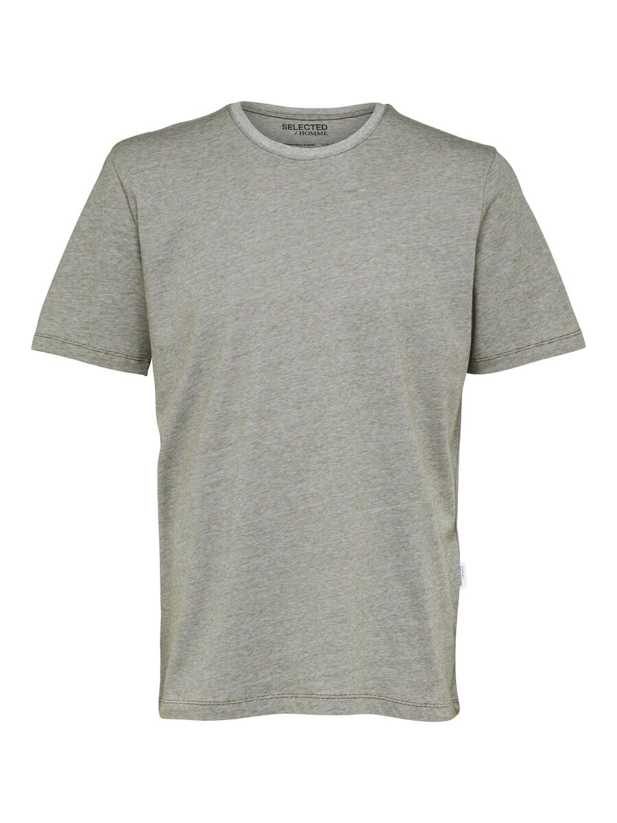 Selected KURZÄRMELIGES T-SHIRT, Dark Olive, highres - 16087843_DarkOlive_1025818_001.jpg