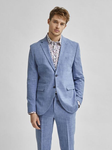 Selected LICHTGEWICHT SINGLE-BREASTED BLAZER, Light Blue, highres - 16078223_LightBlue_003.jpg