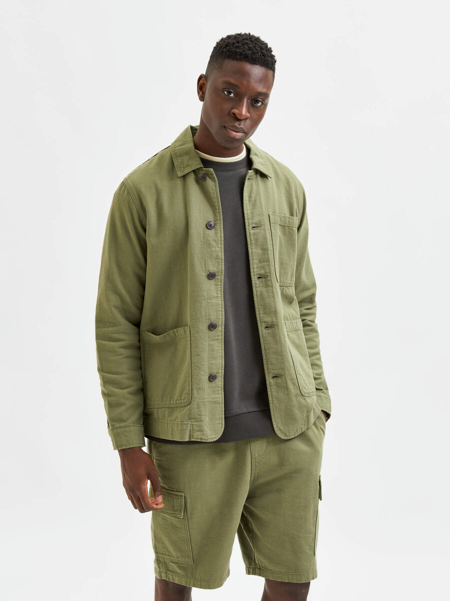 Selected INDUSTRIAL JACKET, Olivine, highres - 16083576_Olivine_003.jpg