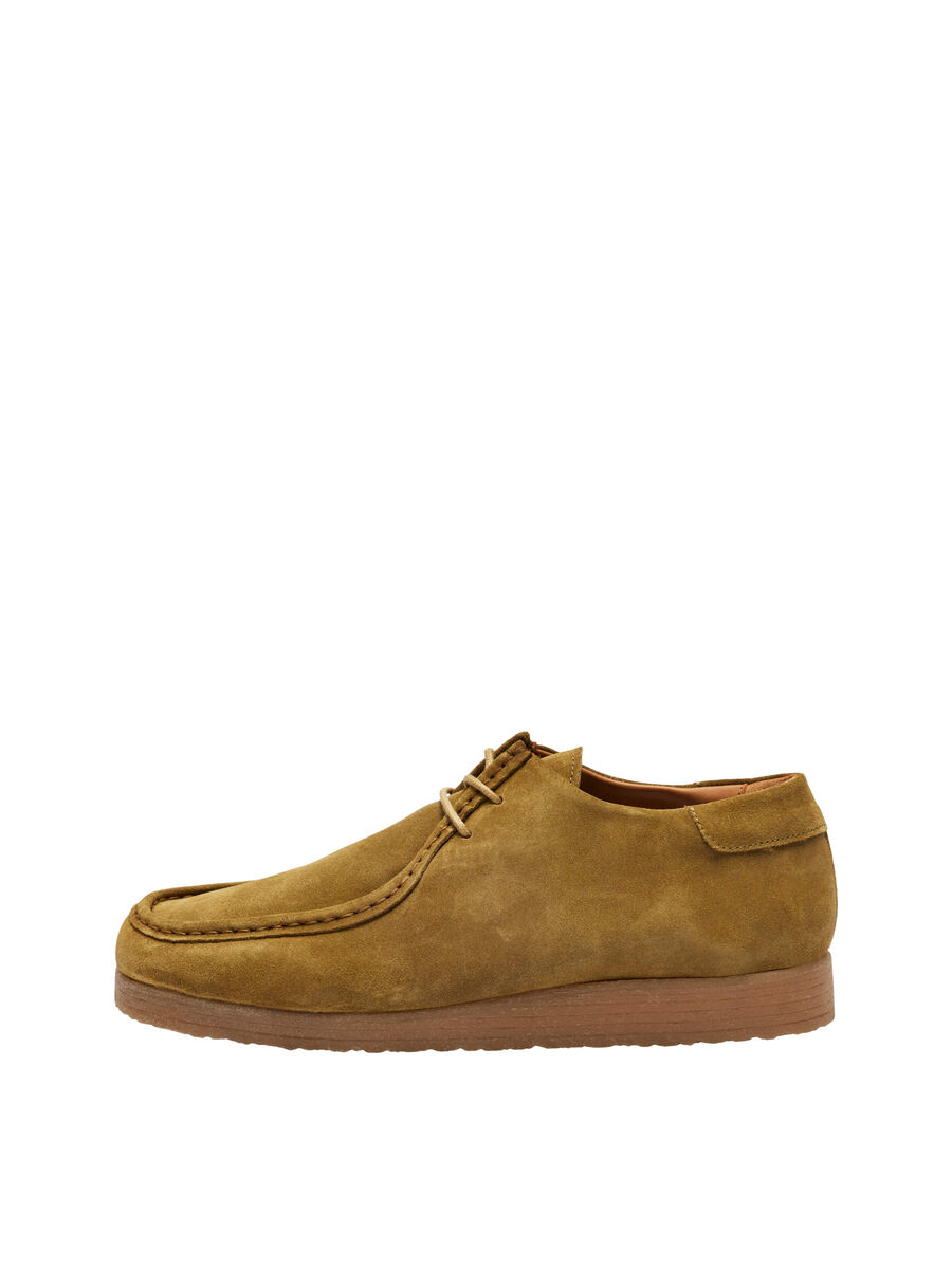 Selected SUEDE MOC-TOE SHOES, Breen, highres - 16087351_Breen_001.jpg